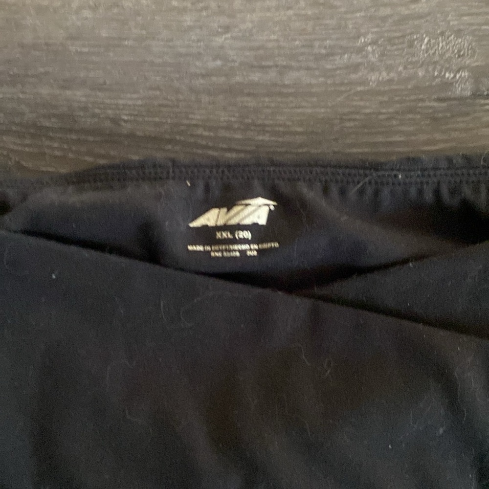 Avia Black Flared Yoga Pants XXL EUC - Picture 2 of 3